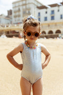 Blue glow - Maillot 1 pièce kids