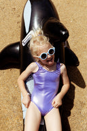 Purple glow - Maillot 1 pièce kids