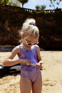 Purple glow - Maillot 1 pièce kids
